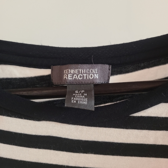 Kenneth Cole Women's Striped T-Shirt - Picture 3 of 4